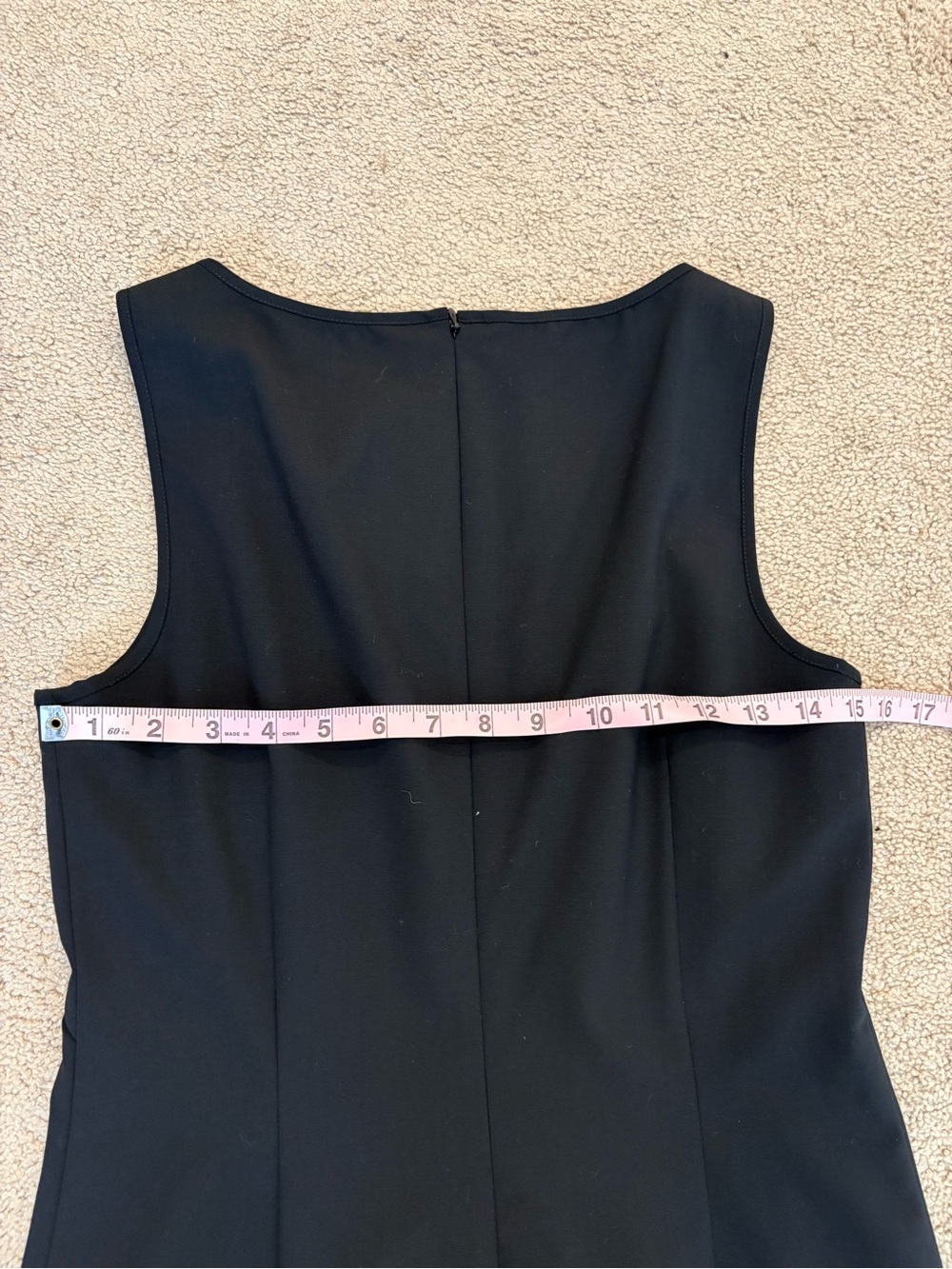 Theory Black Good Wool Sleeveless Fitted Sheath Work Dress Size 8 - Picture 9 of 10